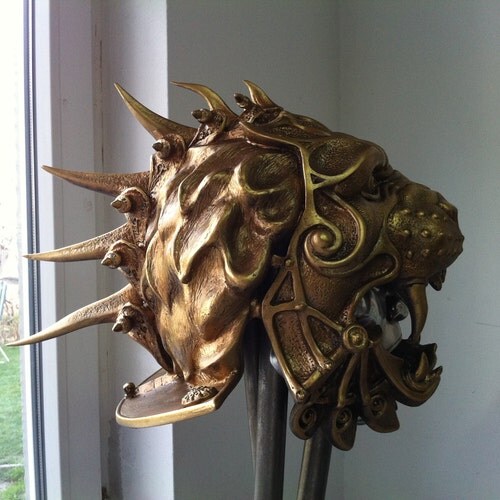 Cosplaylarpmaskhelmetarmorshieldsteampunk von birdartbulgaria