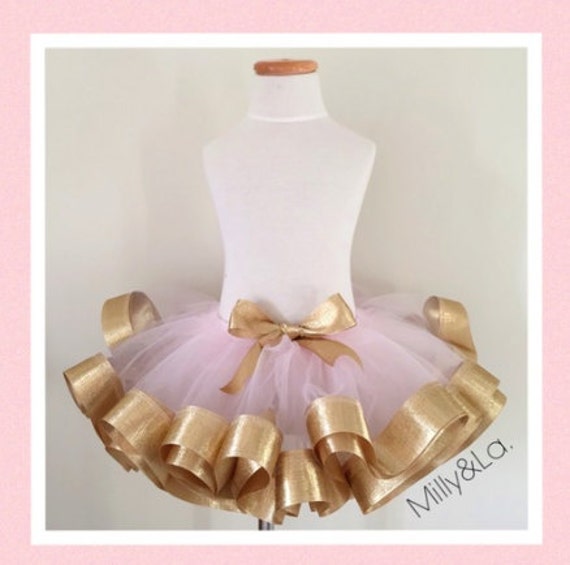 Pink And Gold Tutu Only By Millyandla On Etsy 