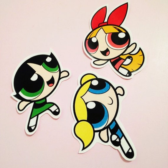 Items similar to Set of 3 Powerpuff girls Iron on Transfers on Etsy