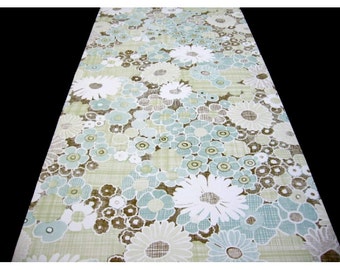 Vintage Wallpaper by the Metre 70s Retro Wallpaper - 70s flower Vinyl Wallpaper