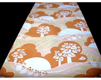 Vintage Wallpaper by the Metre 70s Retro Wallpaper - 70s Fantasy Vinyl Wallpaper