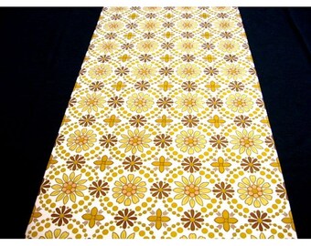 Vintage Wallpaper by the Metre 70s Retro Wallpaper - 70s flower - geometric Vinyl Wallpaper