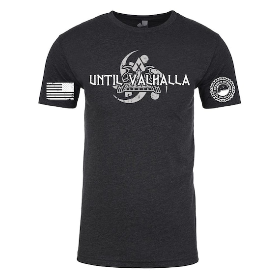 Items similar to Until Valhalla T-Shirt (Black) on Etsy