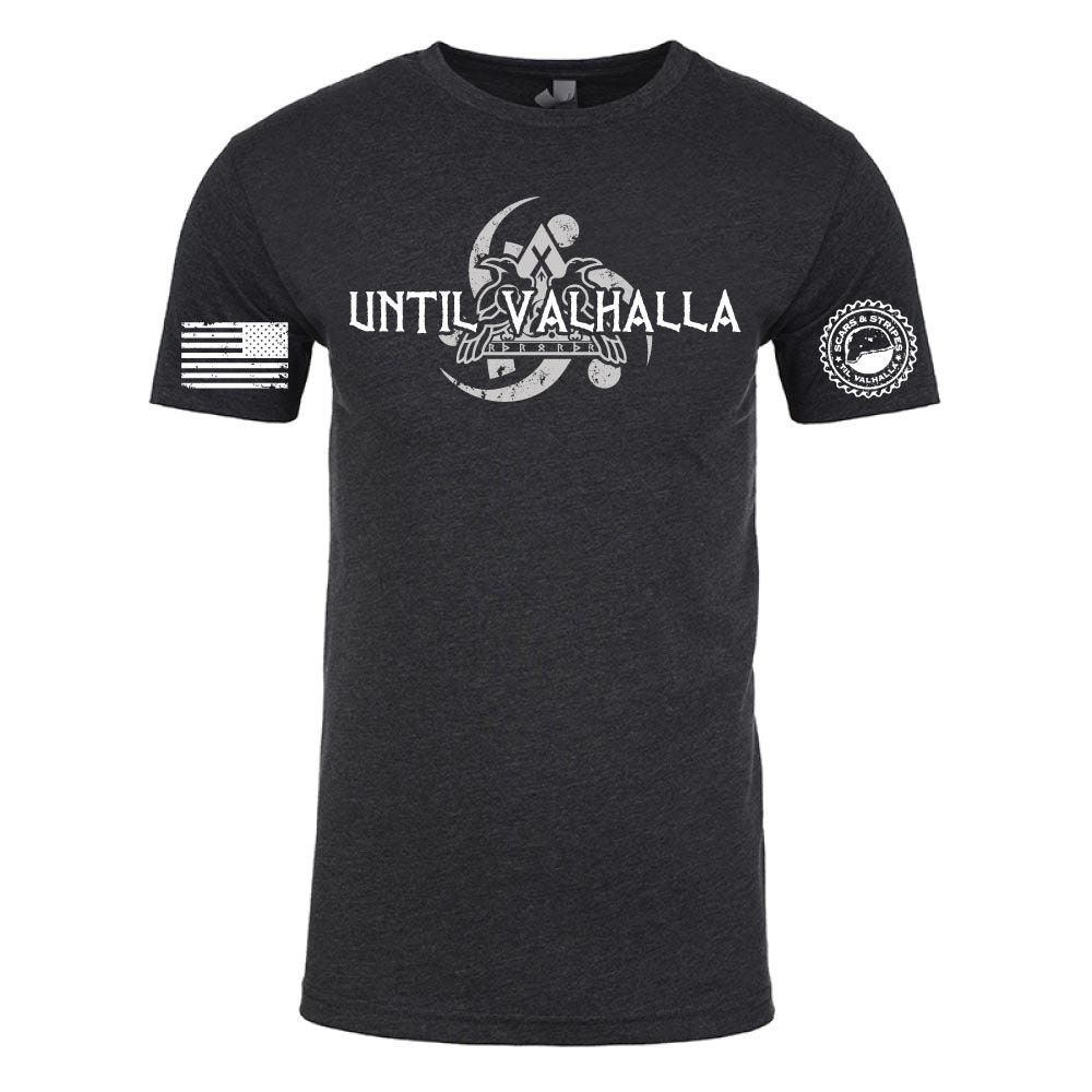Until Valhalla T-Shirt Black by ScarsandStripesllc on Etsy