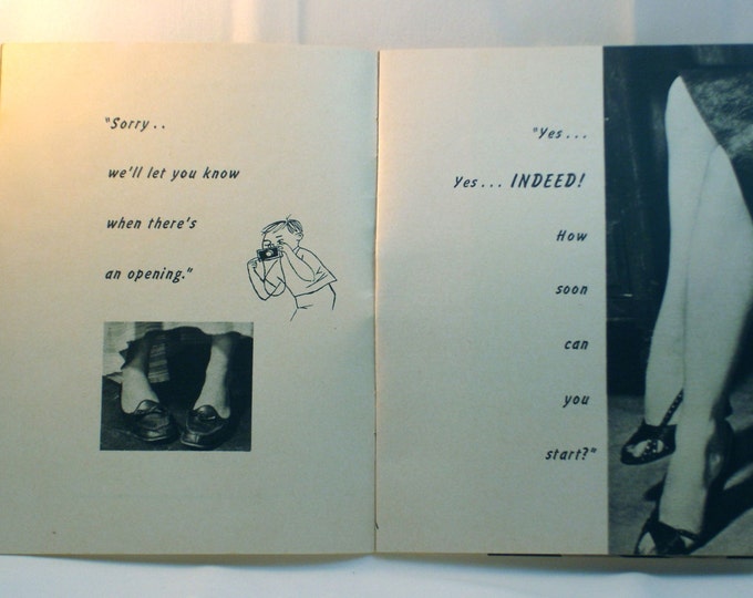 1955 Office Boy's Diary Book 50s Sexist Humor Women Girls
