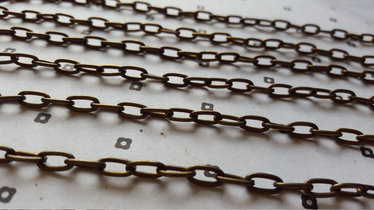 5 Ft. Antiqued Bronze Chain 4x10mm from Lolitasupplies on Etsy Studio