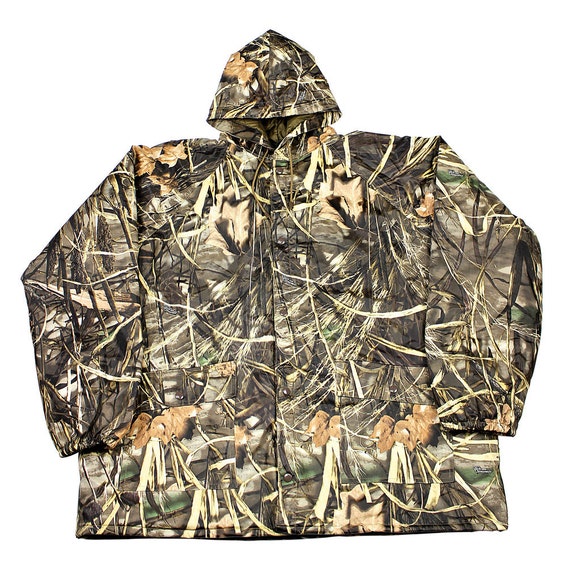 Real Tree Camouflage Dry Wear Camo Hunting Jacket Mens Size