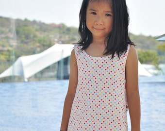 Reversible Pinafore Top Girl 2T / 3T / 4T / 5T