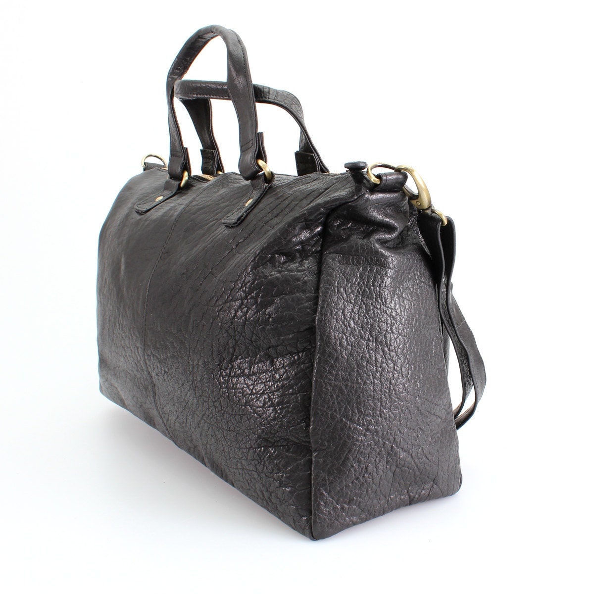 black holdall bag