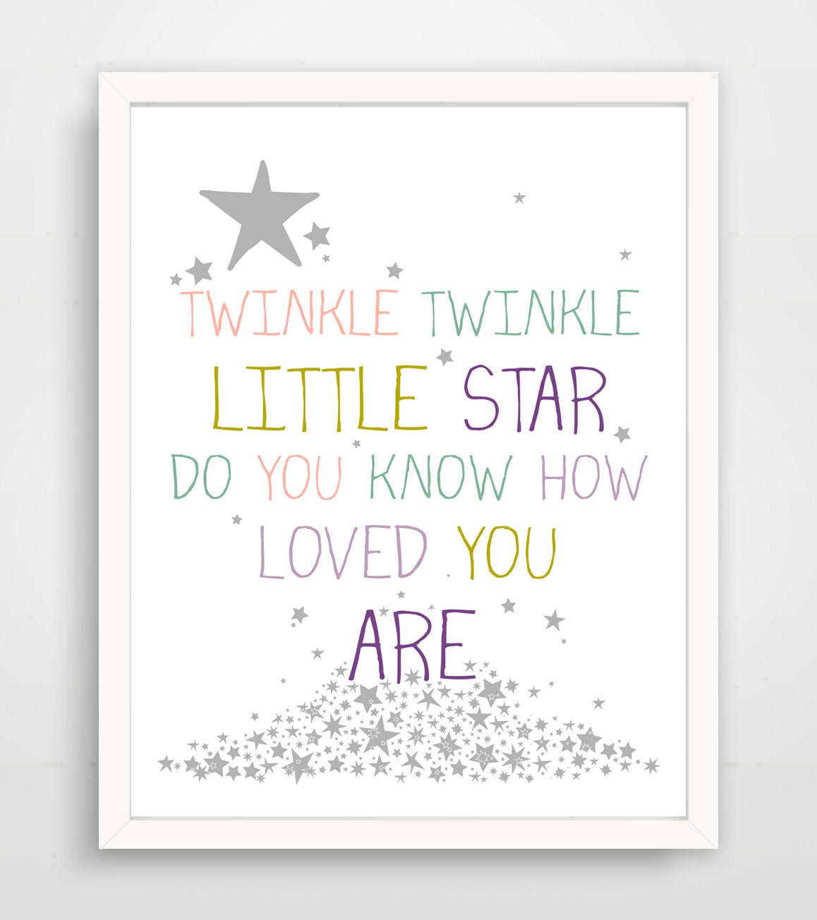 Twinkle twinkle little star do you know how loved you are