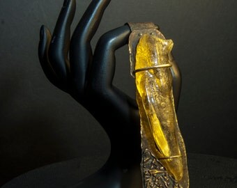 Ancient Amber Wand Pendant