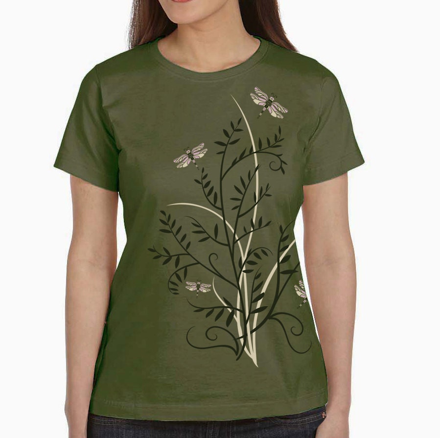 women's dragonfly t shirt