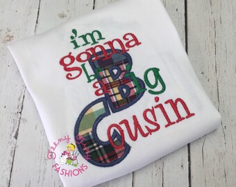 Big Cousin shirt ~ Promoted to Big Cousin Shirt ~ Big Cousin Announcement Shirt ~