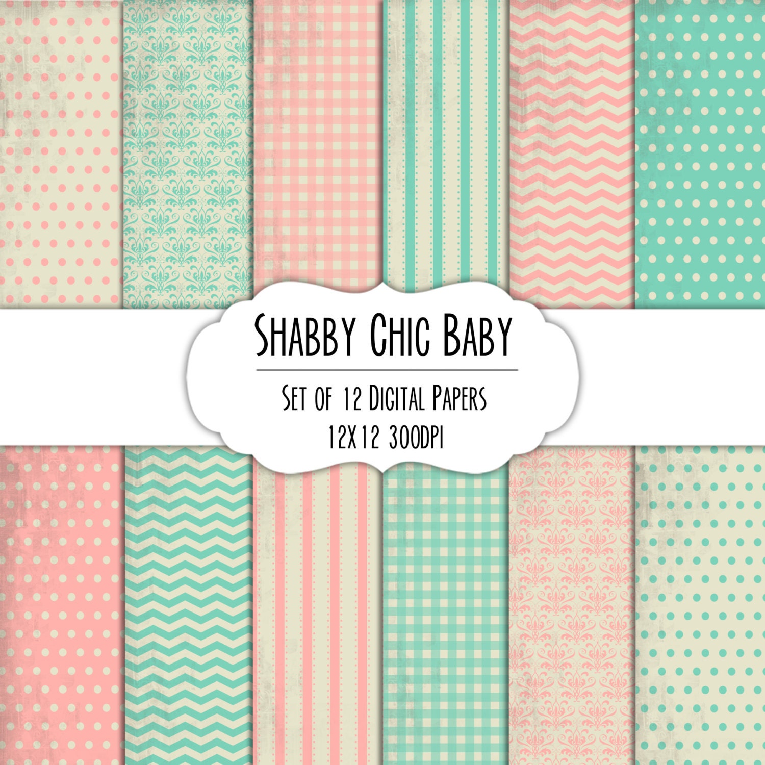 shabby chic baby digital scrapbook paper 12x12 pack set of shabby chic baby digital scrapbook paper 12x12 pack set of