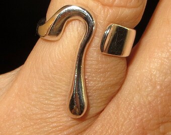 Sten & Laine Finland Modernist Sterling Silver Ring Band Size 7