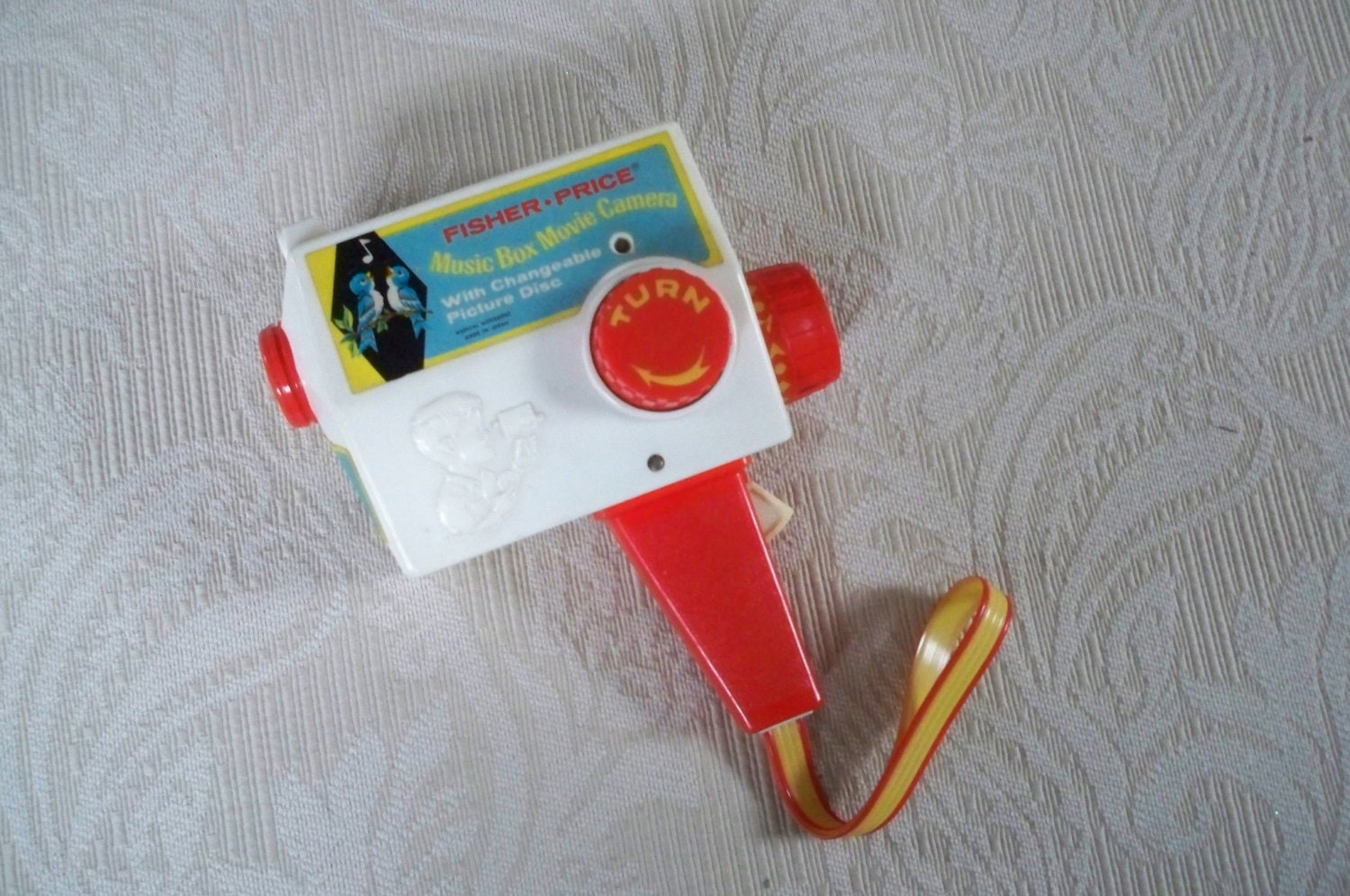Vintage Toy Fisher Price Music Box Movie Camera Made in Japan
