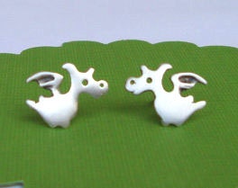 Dragon stud earrings Clearance