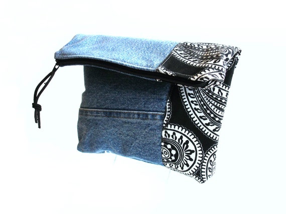 Black and White Clutch Bag