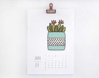 2017 Calendar - Pretty Pots