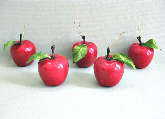 christmas apple tree ornaments red apple decor hanging apple christmas apple tree ornaments red apple decor hanging apple