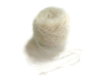 pom fur garland pom faux Etsy White yarn  fuzzy