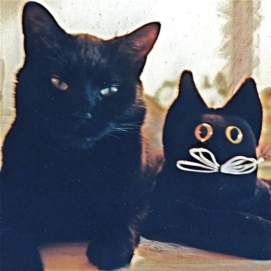 Collectible Velvet Cats take every pose of a real by TheVelvetCat