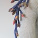 Felted necklace belt bracelet