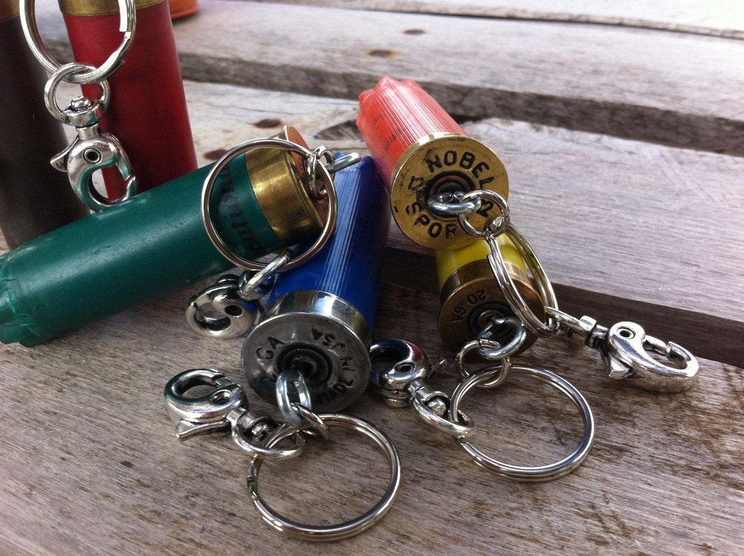 Repurposed Shotgun Shell Keychain by artsyARC on Etsy