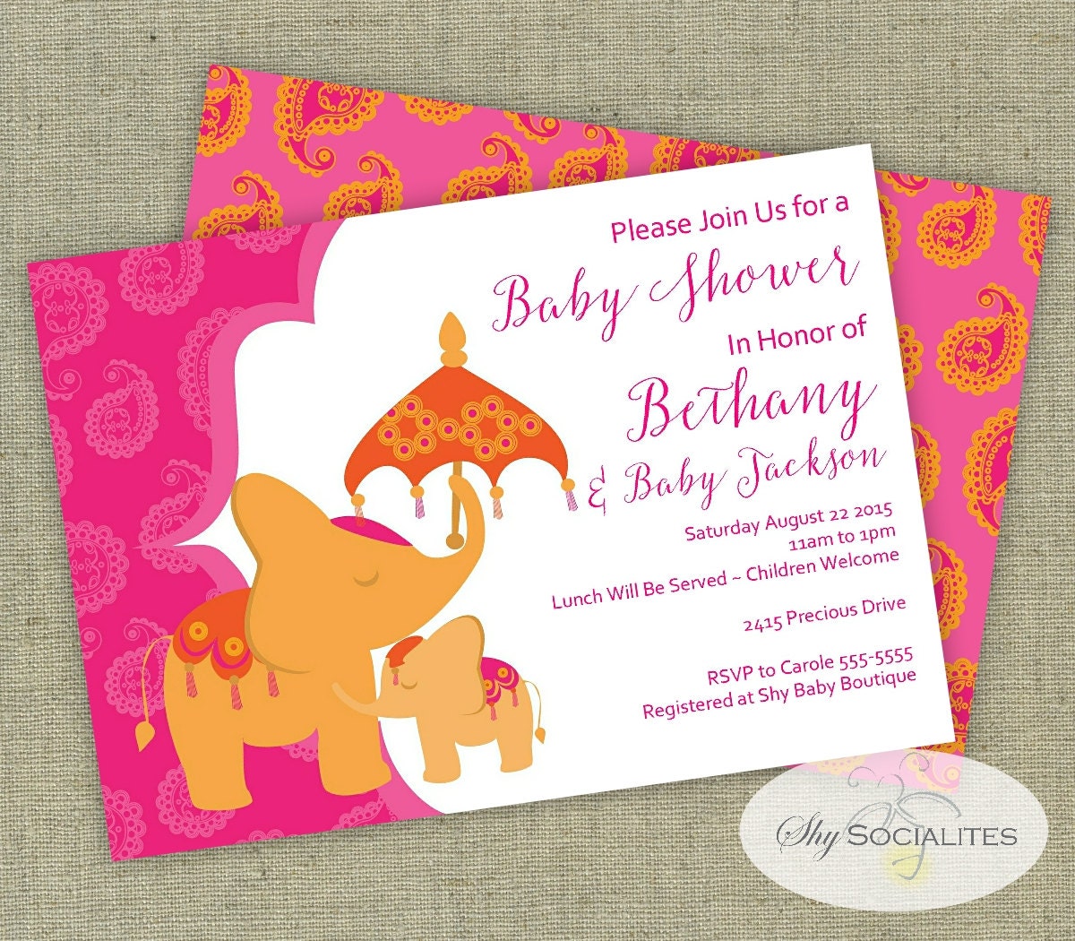 Invitation For Baby Shower Sms 7