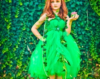 Poison Ivy Tutu Dress | Poison Ivy Halloween Costume | Poison Ivy Tutu | Poison Ivy Costume | Poison Ivy Tu Tu | Batman | Poison Ivy Costume