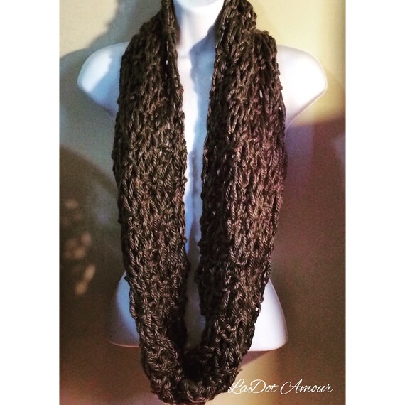 Loose Knit Scarf by LaDotAmour on Etsy