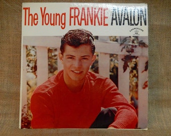 FRANKIE AVALON - The Young Frankie Avalon - 1959 Vintage Vinyl Record Album