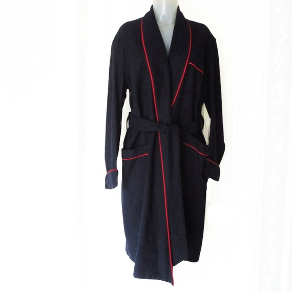 woolen bathrobe