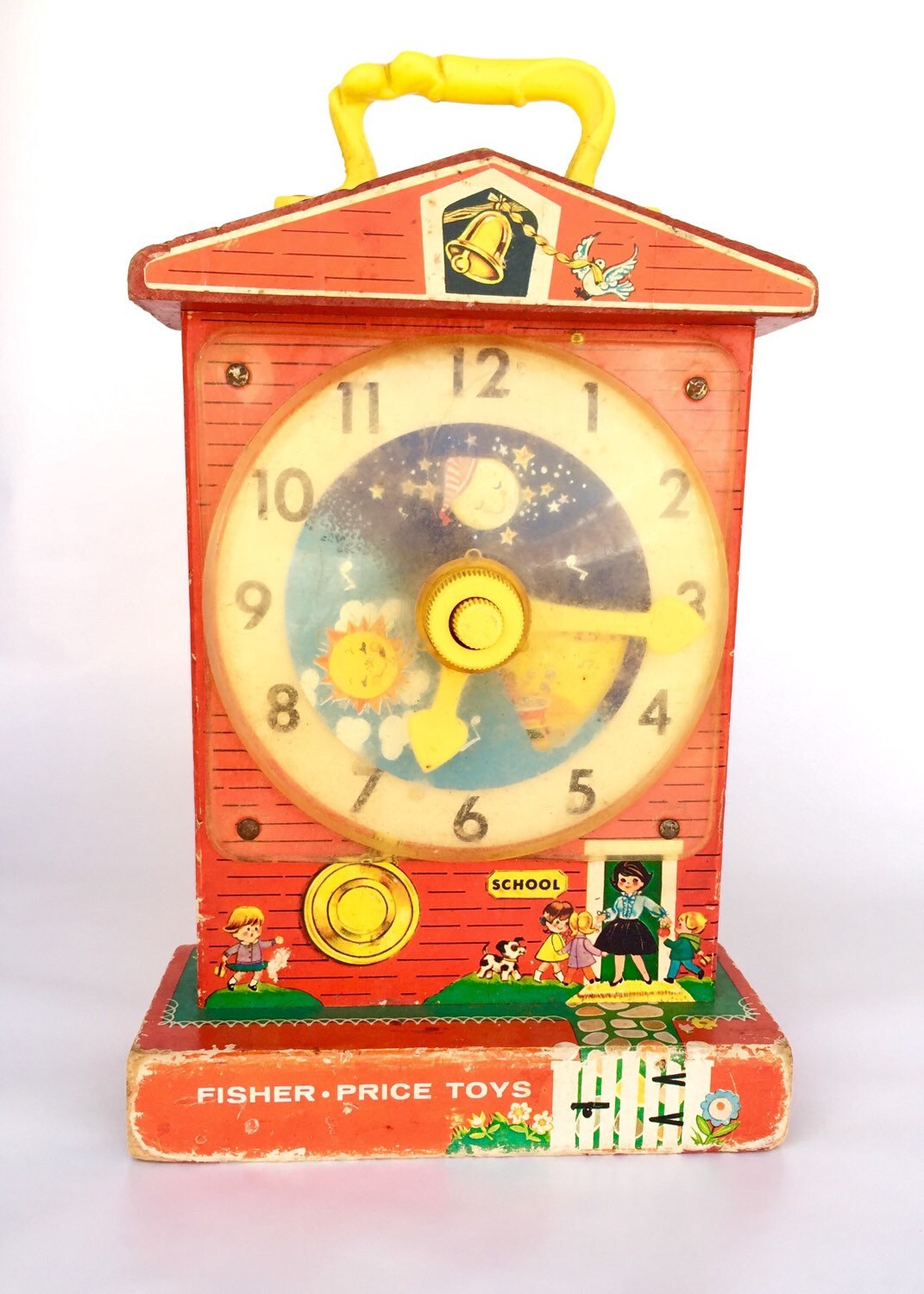 Fisher Price Music Box Teaching Clock By Vintagecharacter On Etsy