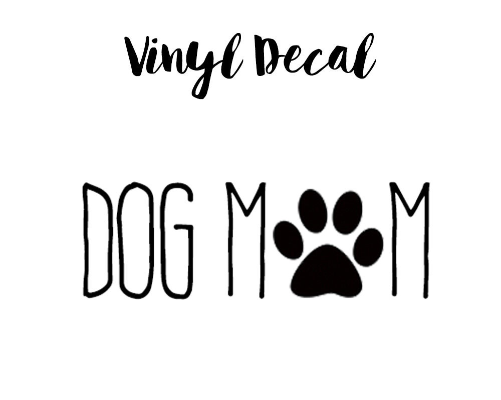 Download Dog Mom Decal Vinyl Decal Dog Mom Car by GoldenDesignsbySarah