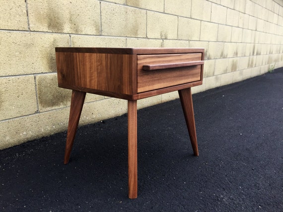 Mid century modern nightstand by MonkeHaus on Etsy