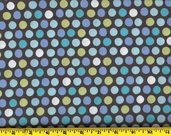 86200 - Quilting Treasures - What little boys R made Dots- Dark Gray1649-22351-k 1 yard