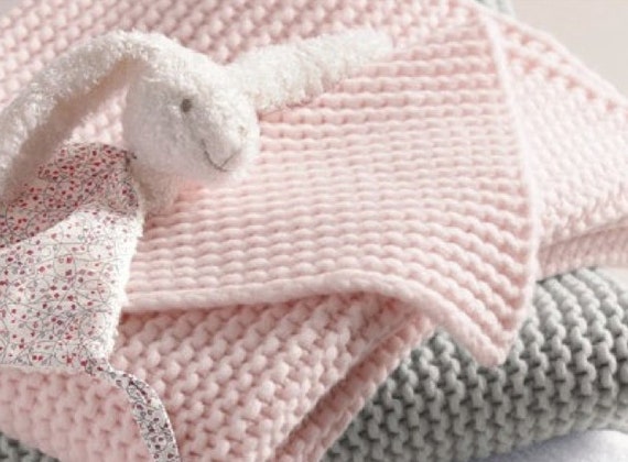 Baby Blanket Knitting Pattern For Beginners Easy Baby Crib