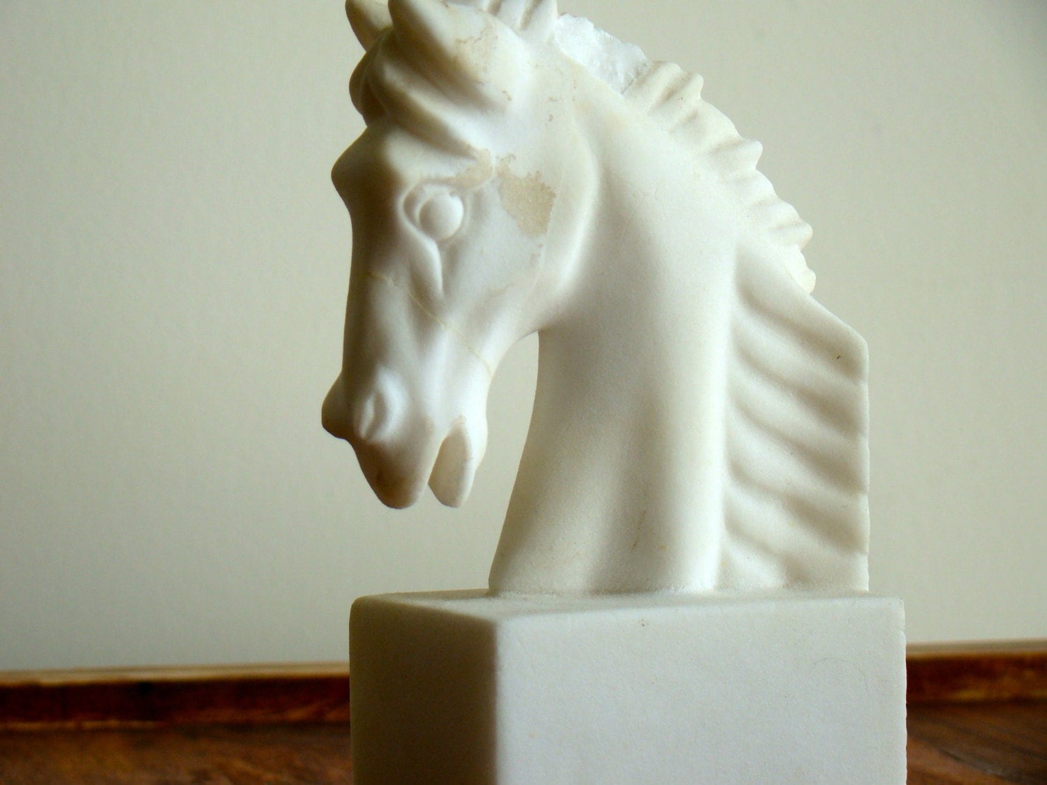 stone horse bookends
