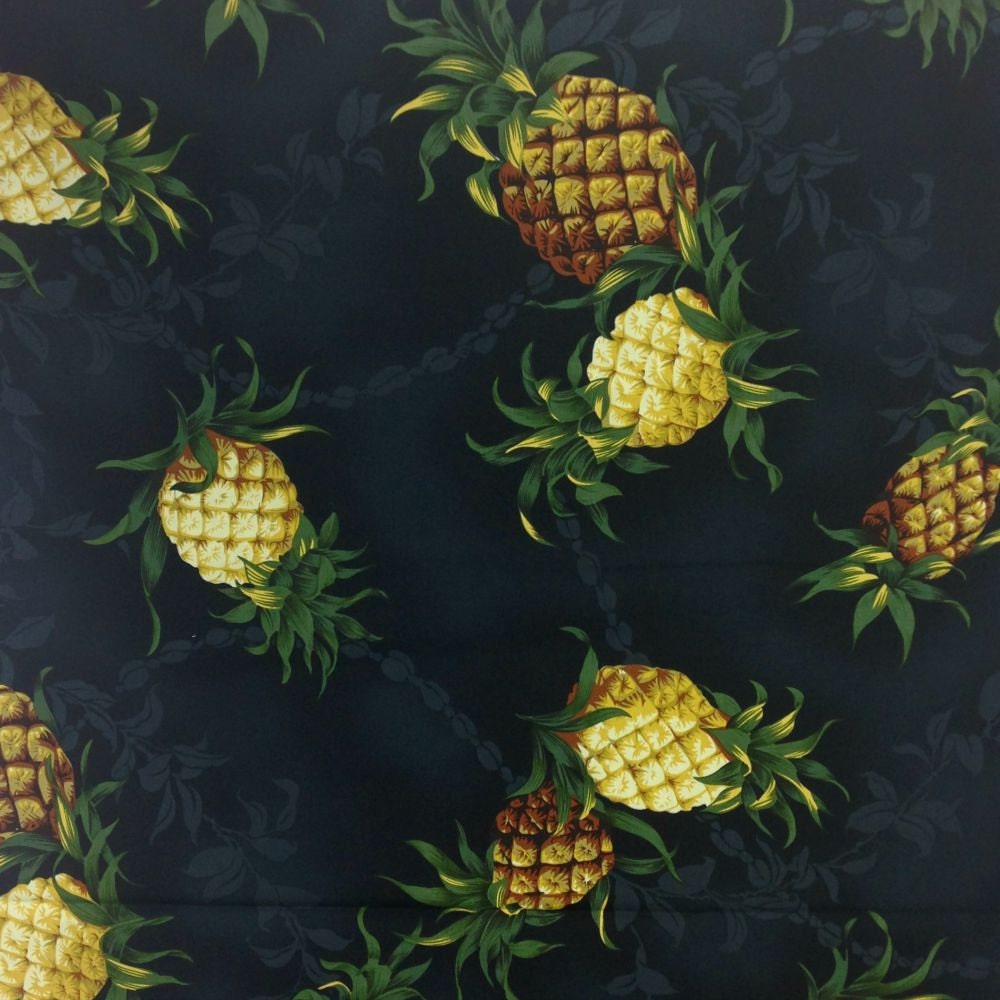 Pineapple Fabric by they yard David Textiles 100% cotton