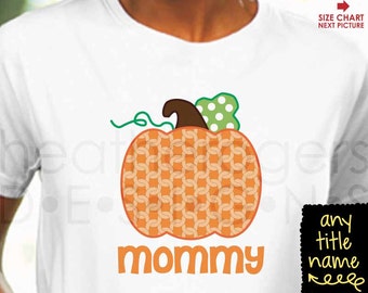 mommy pumpkin shirt