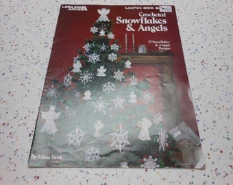 Crochet Snowflakes & Angels crochet pattern book