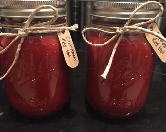 Cinnamon Red Hot Candle 16oz