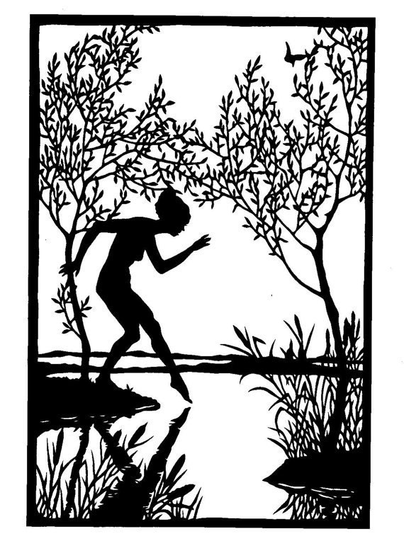 Items similar to Handmade Paper Cut Silhouettes Paper cutting on Etsy