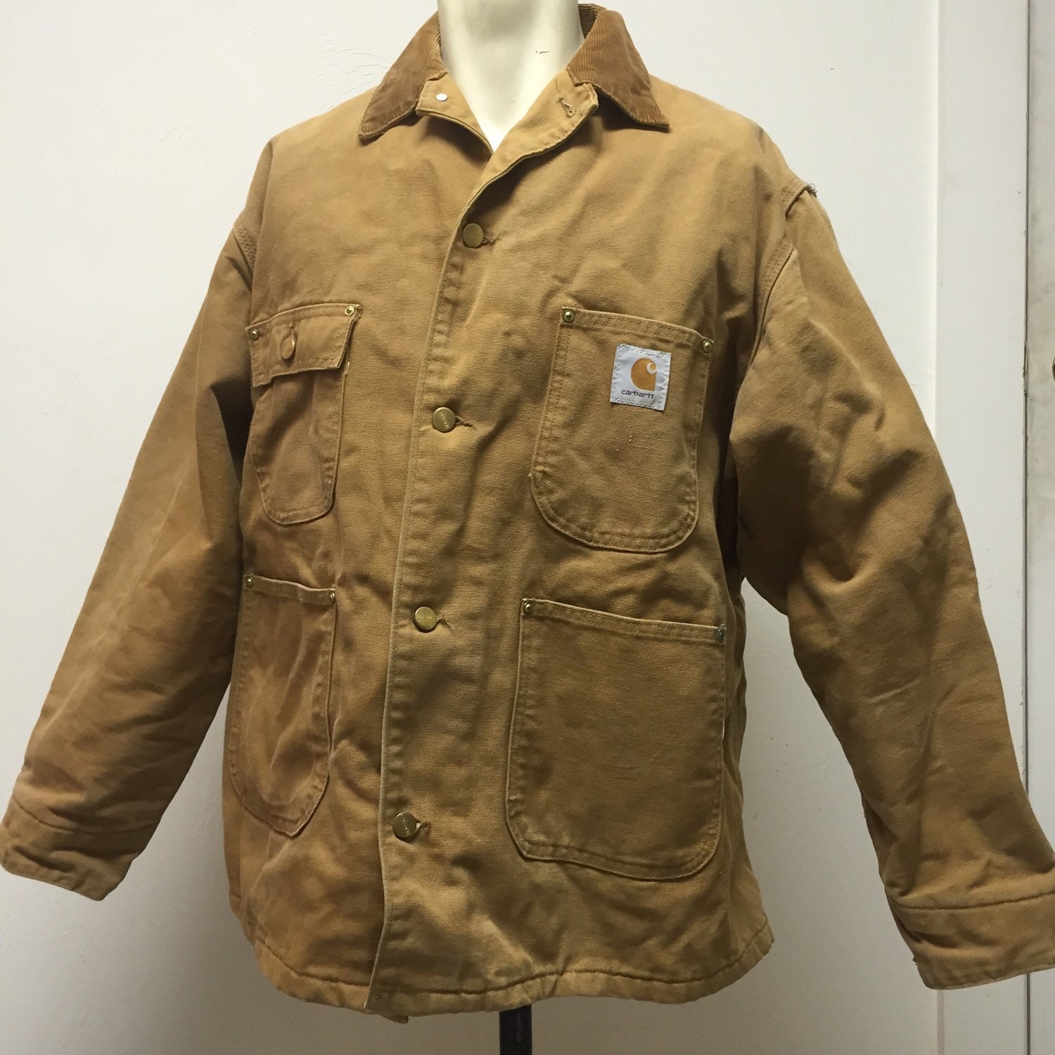 VTG L / M made in USA Carhartt duck jacket barn coat chore
