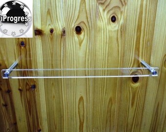 Clear Acrylic Wall Hanging Holder Organizer Rack Hanger For Kitchen Towels