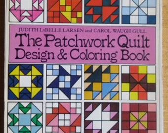 Vintage Sewing Book - The Patchwork Quilt, Design & Coloring Book, Butterick Quilting Reference