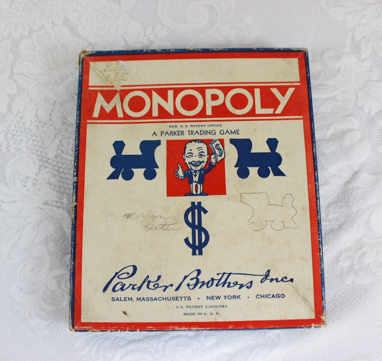 original monopoly pieces value