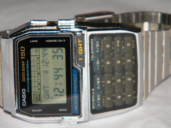 casio data bank illuminator