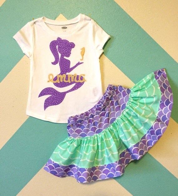 mermaid outfit girl birthday Mermaid Xannazoo Birthday by Mermaid Outfit Personalized